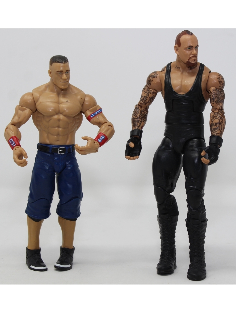 2011 WWE Collector Elite JOHN CENA Figure Series #7 UNDERTAKER Series 58 Lot of2